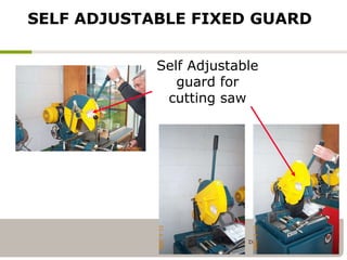 Self Adjustable guard for cutting saw SELF ADJUSTABLE FIXED GUARD 