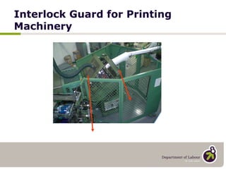 Interlock Guard for Printing Machinery 