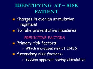 Minimizing risk of Ovarian Hyperstimulation Syndrome (OHSS): Practice ...