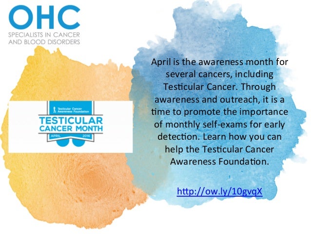 OHC - Testicular Cancer Awareness Month