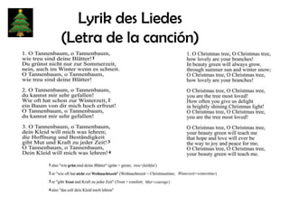 Lyrik des Liedes
(Letra de la canción)

 
