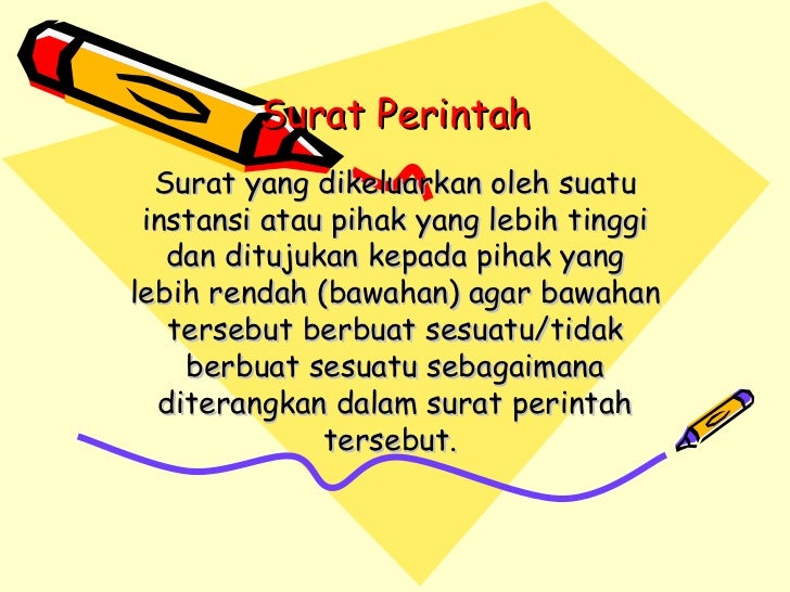 model 5 perintah surat surat menyurat model 5 perintah surat surat menyurat