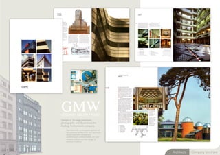 Design of 26 page brochure,
photography and illustrations for
leading Architectural company.
    Devised with active participation of
    the partners of the firm, this brochure
    showcased the companies
    architectural achievements, its core
    mission values and the range of
    services it offers.



                                              Architects   Company brochure
 