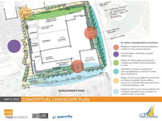 WINDJAMMER PARK
MAY 6, 2015 CONCEPTUAL LANDSCAPE PLAN
 