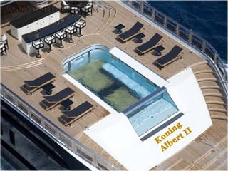 O iate do principe alberto do monaco