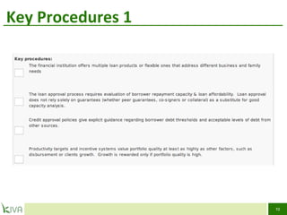 Key Procedures 1 