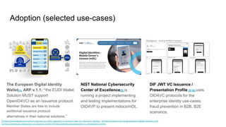 OpenID 4 Verifiable Credentials + HAIP (Update) | PDF