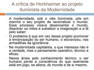 Distinção entre o Sujeito do conhecimento e o objeto (independência do fenômeno);