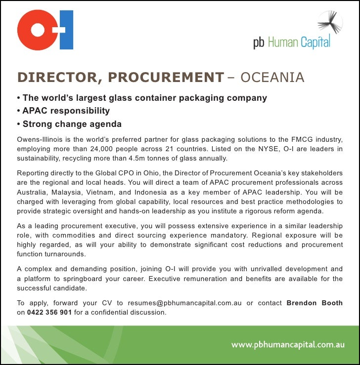 O I Director Procurement Ad