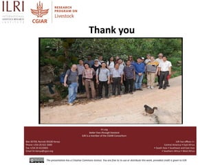 Field application of biosecurity measures at small-scale farmer level