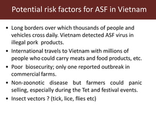Risk communication experience on African swine fever in Southeast Asia