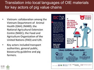 Risk communication experience on African swine fever in Southeast Asia
