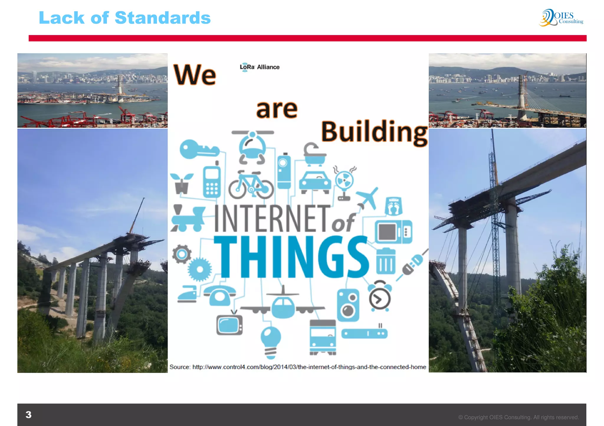 © Copyright OIES Consulting. All rights reserved.3
Lack of Standards
 