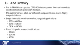 OIF CIOE Presentation, Junjie Li | PPT