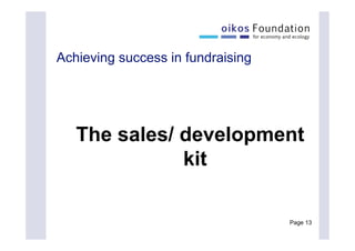 Kim Poldner on Fundraising
