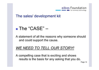Kim Poldner on Fundraising