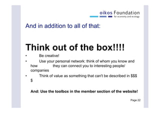 Kim Poldner on Fundraising