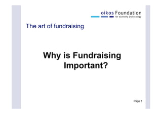 Kim Poldner on Fundraising
