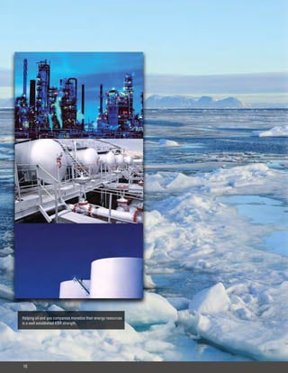 Helping oil and gas companies monetize their energy resources
is a well established KBR strength.




16
 