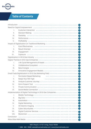 Digitalization in the Oil and Gas industry | PDF