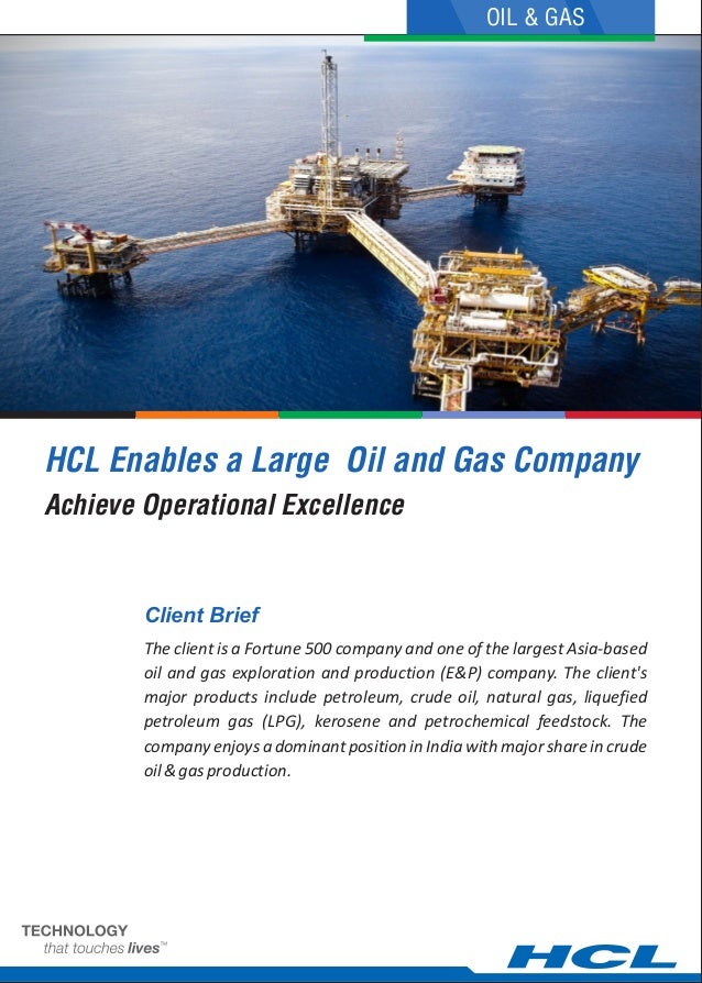 Risk management case study oil and gas industry picture