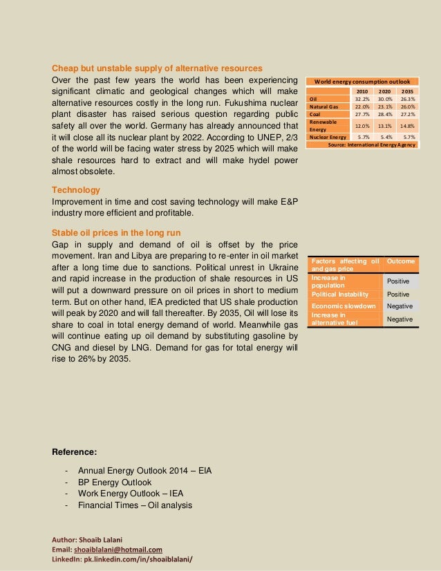 Understanding oil and gas industry and its dynamics