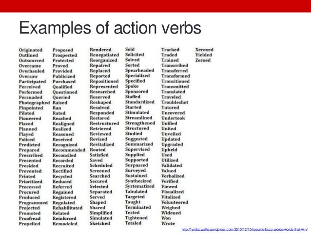 Resume Action Verbs For Sales Resume Action Verbs For Sales