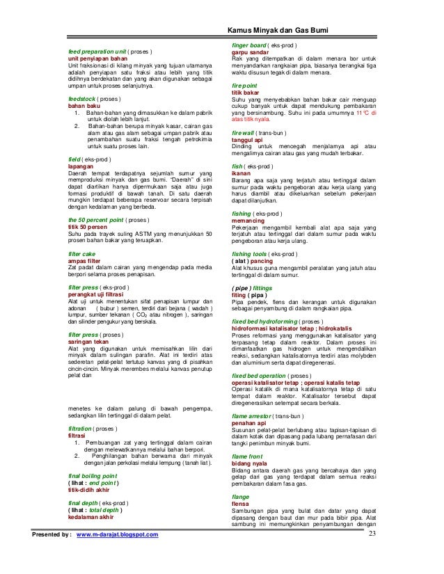 Oil And Gas Dictionary