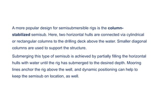 Column Stabilized Oil and gas industry 1.1 | PPTX