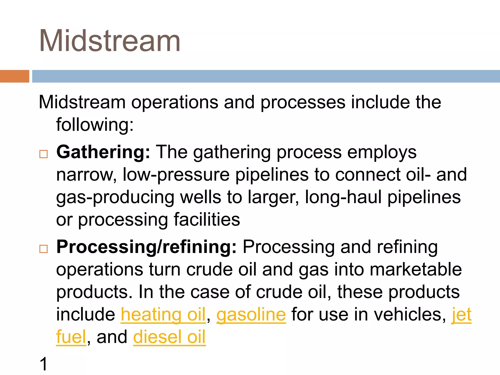 Oil and gas industry overview | PPTX