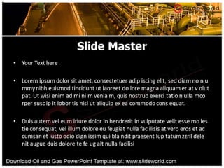 Oil and Gas PowerPoint Template – Slide World