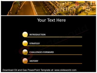 Oil and Gas PowerPoint Template – Slide World