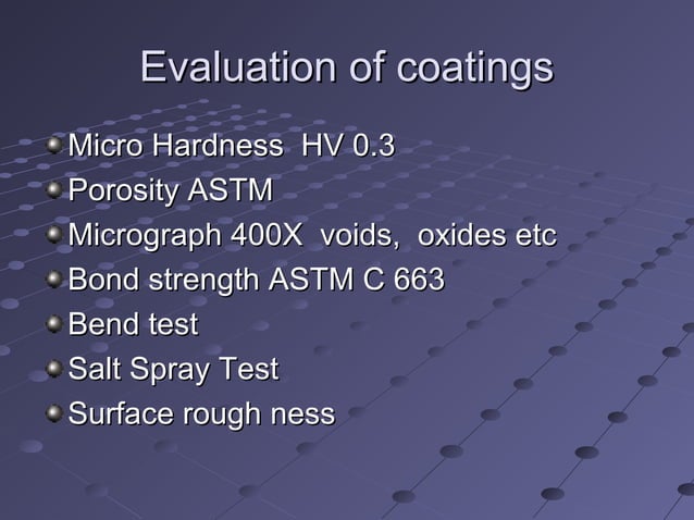 Oil and gas hardfacing and cargbide coating ppt | PPT | Chemistry | Science