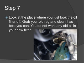 Oil change PPTX Home Utilities Personal Finance
