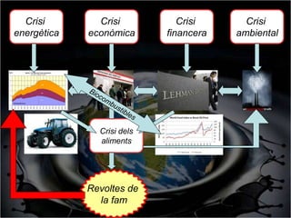 Crisi        Crisi           Crisi      Crisi
energètica   econòmica      financera   ambiental




               Crisi dels
               aliments




             Revoltes de
               la fam
 