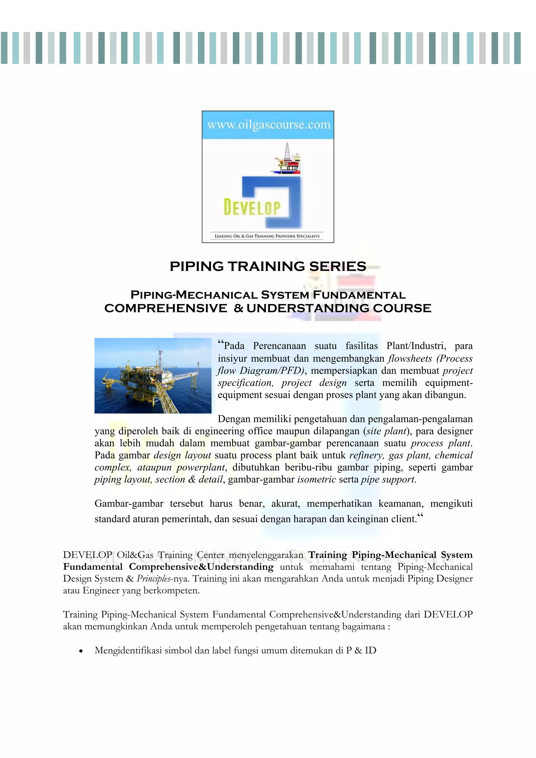 Piping-Mechanical System Fundamental Comprehensive&Understanding Course ...