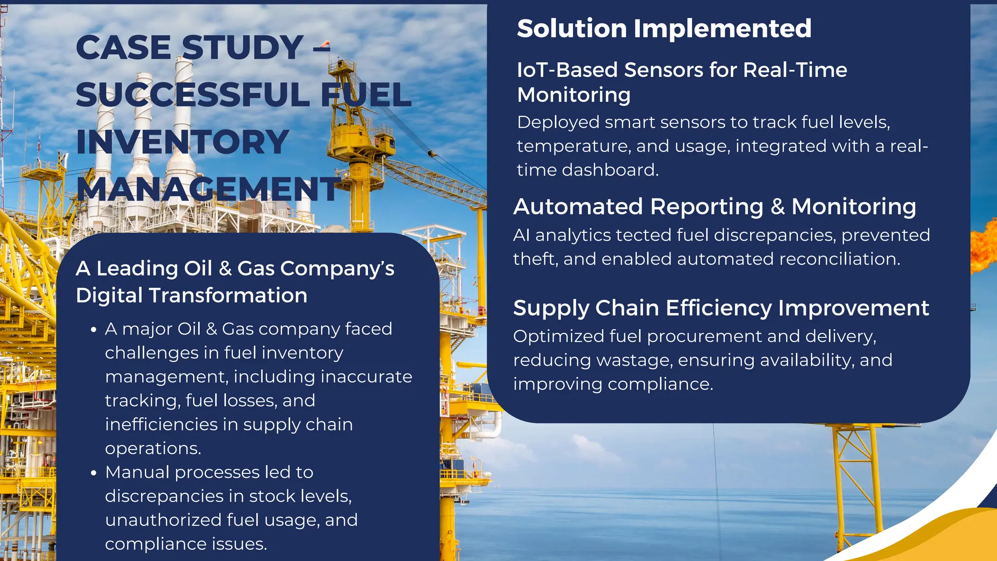 Fuel Inventory Management with Real-Time Data in Oil and Gas | PDF