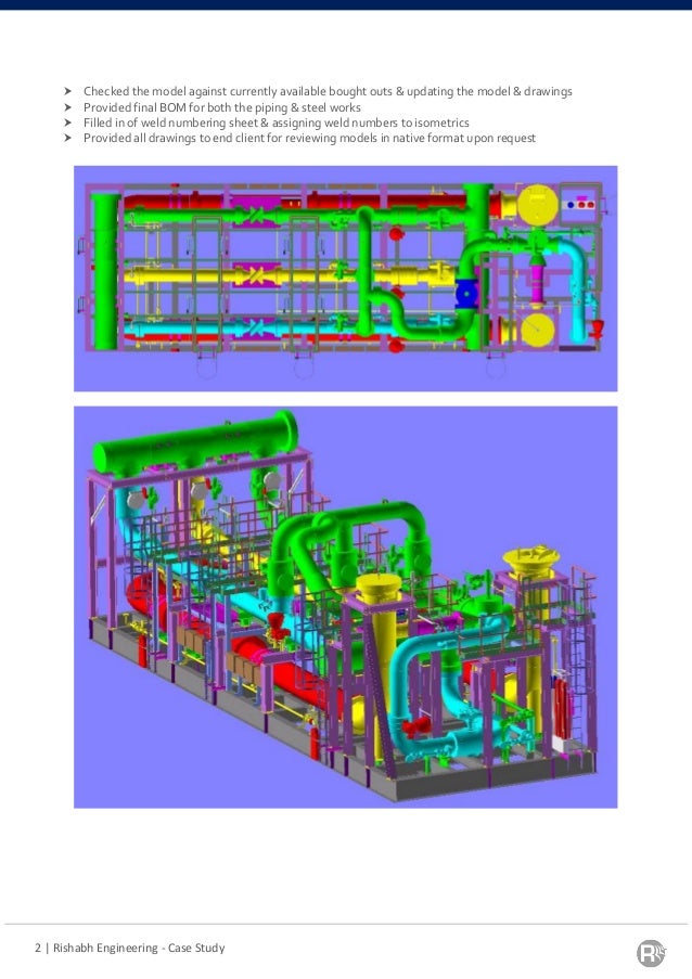 Oil & Gas Metering Skid Detailing, 3D Modeling & Structural Design