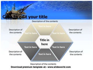 Oil mining PowerPoint Template