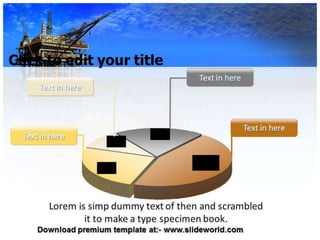 Oil mining PowerPoint Template