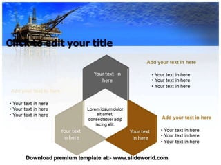 Oil mining PowerPoint Template