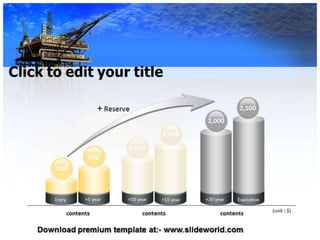 Oil mining PowerPoint Template