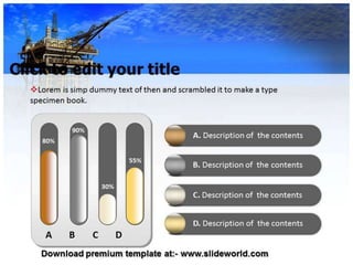 Oil mining PowerPoint Template
