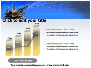 Oil mining PowerPoint Template