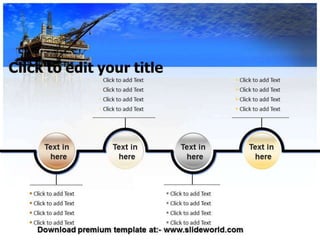 Oil mining PowerPoint Template