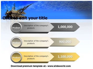 Oil mining PowerPoint Template