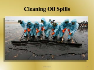 Cleaning Oil Spills 
Oil Pollution 37 
 