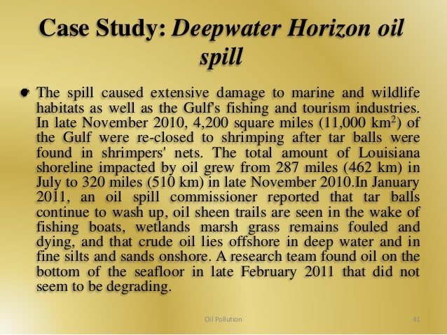 Marine pollution case study ppt picture