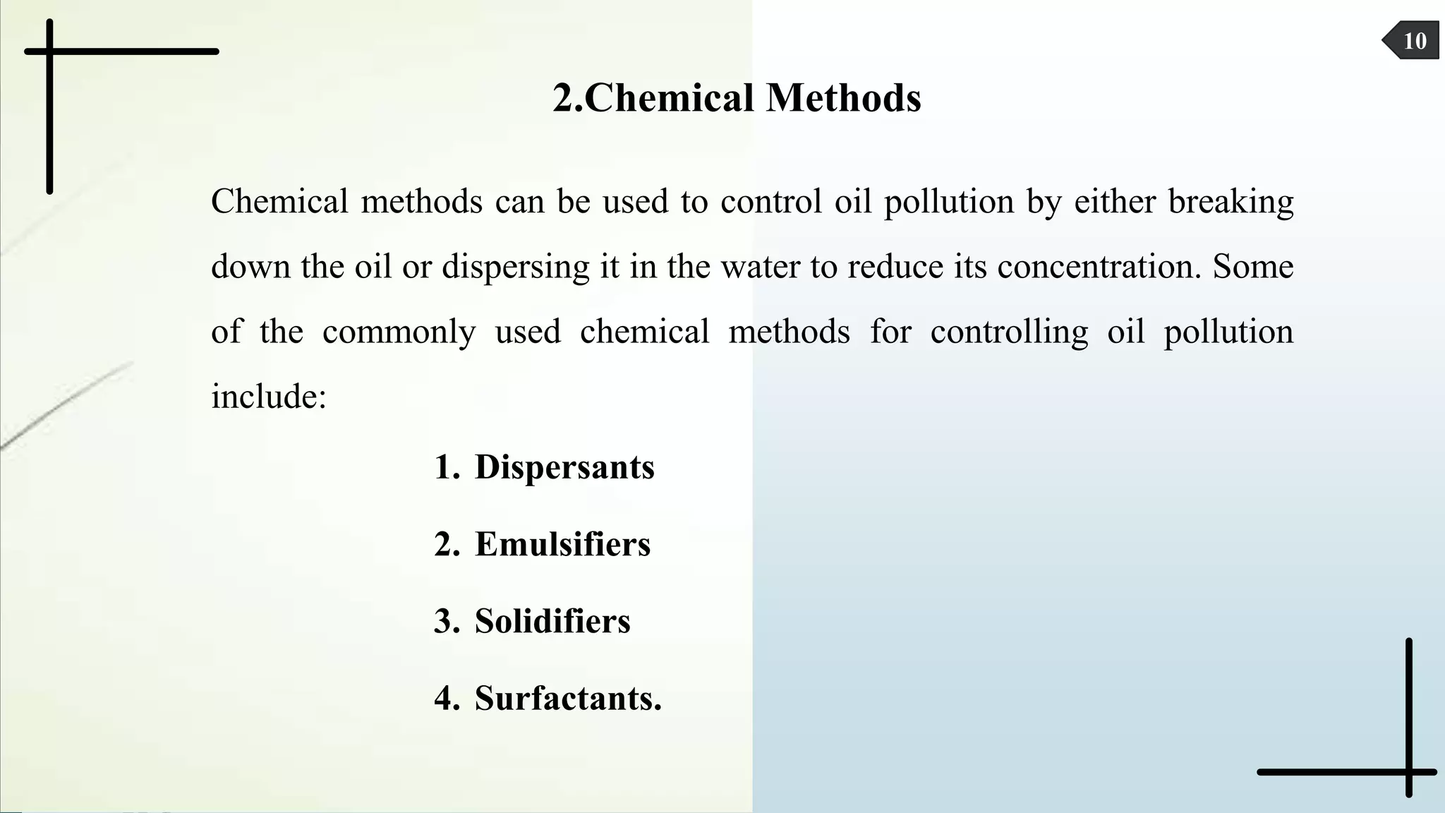 Removal of oil Pollution and a Sustainable Approach to Controlling oil ...