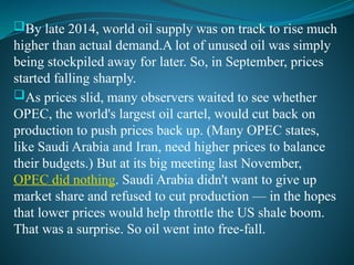 oil prices and its effect on global economy.pptx